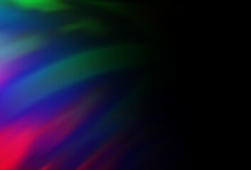 Dark Multicolor, Rainbow vector abstract blurred layout.