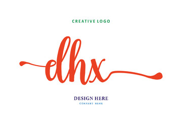 simple DHX lettering logo is easy to understand, simple and authoritative