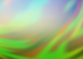 Obraz premium Light Blue, Green vector bokeh and colorful pattern.