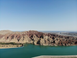 Rainbow Colorful Mountain, Drone View  @Zhangye, China 20201003