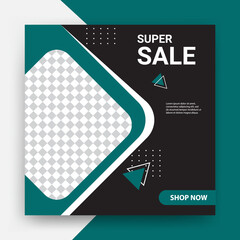 Social media design templates with a modern look. for the purposes of online stores, promotions, presentations etc.