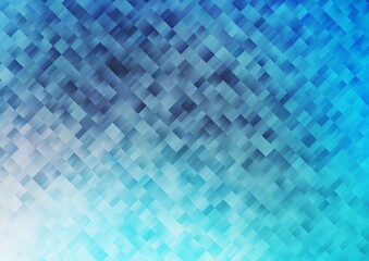 Light BLUE vector background with rectangles.