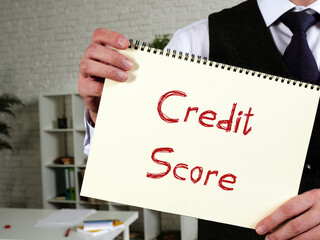 Credit Score inscription on the page.
