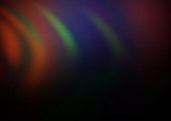 Dark Multicolor, Rainbow vector blurred bright background.