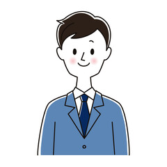 笑顔のビジネスマン