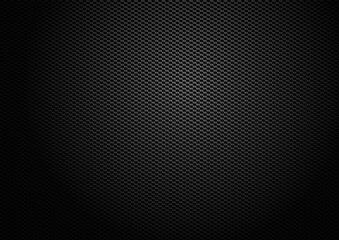 Vector black fabric texture background