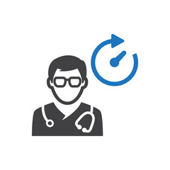 Medical consultant icon
