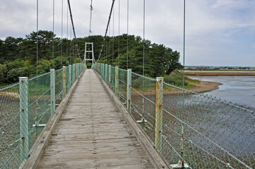 金木散歩・芦野公園　吊り橋