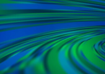 Light Blue, Green vector blurred bright background.