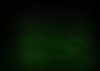 Dark Green vector blurred bright template.
