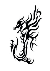 chinese dragon seventeenth of the big collection ethnic tattoo symbol sticker