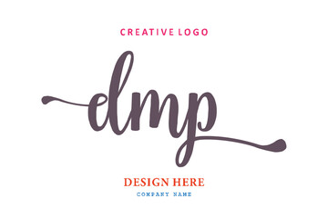 logo composition of the letter DMP is simple easy to understand, simple and authoritative