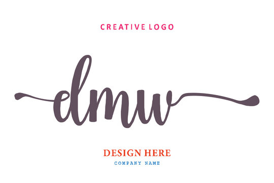 logo composition of the letter DMW is simple easy to understand, simple and authoritative