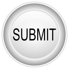 Submit Button on white backround - illustration