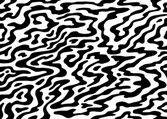 Psychedelic Abstract Background. Black and white pattern. Vector illustration for surface design, print, poster, icon, web, graphic designs.