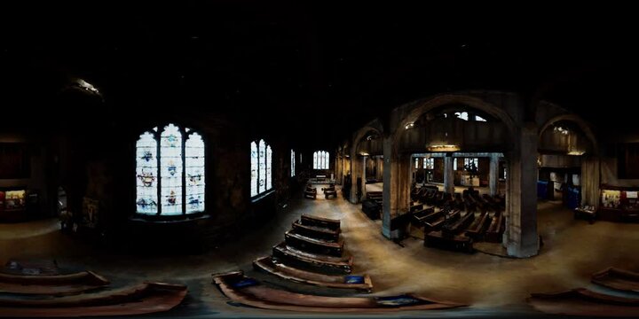 vr 360 Interoir of All Hallows By The Tower Church