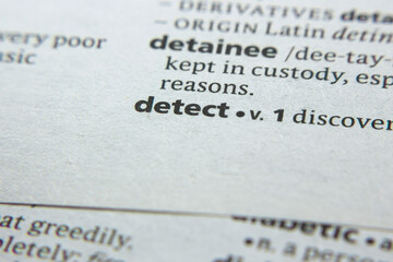 Word or phrase Detect in a dictionary.