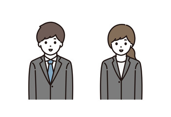 ビジネスマン ビジネスウーマン イラスト