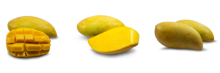 mango on a white background,with clipping path
