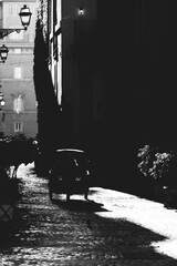 Ape car nei vicoli di roma