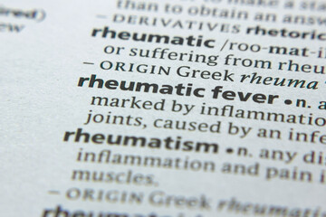 Word or phrase Rheumatic Fever in a dictionary.