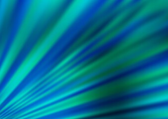 Light BLUE vector blurred bright pattern.