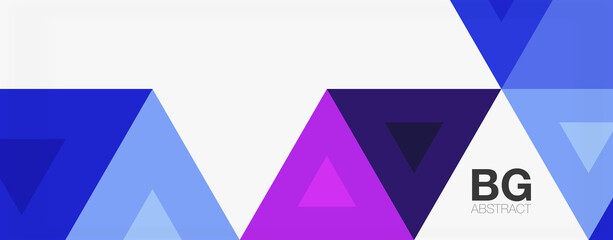 Mosaic triangle pattern abstract background for cover, banner, flyer and poster and other template