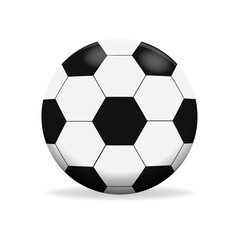 Soccer ball .Vector illustration.