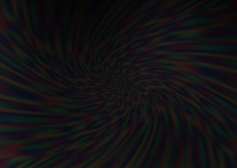 Dark Black vector glossy bokeh pattern.