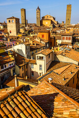famous old town of Bologna in italy © fottoo