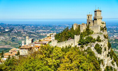 Obraz premium old Town of San Marino