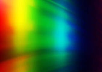 Light Multicolor, Rainbow vector abstract blurred template.