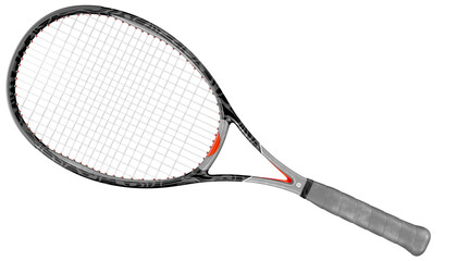 Tennis Racket Sports Black - 386331931