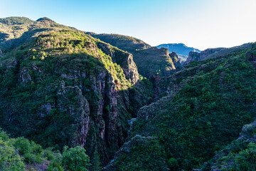 Obraz premium Gorges de Daluis or Chocolate canyon in Provence-Alpes, France.