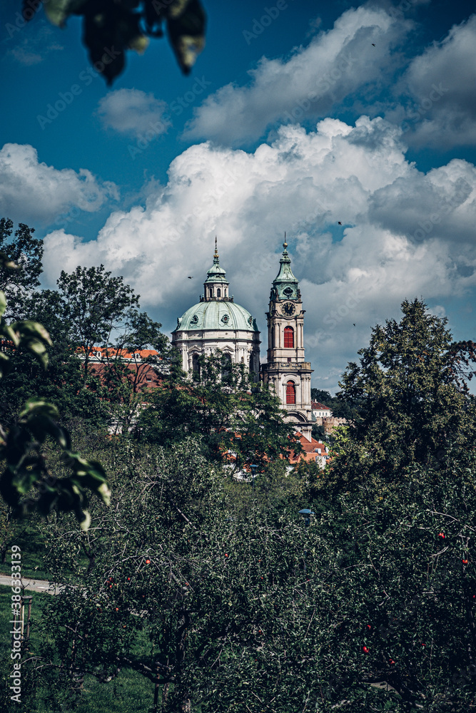 Wall mural Prague is the capital and largest city in the Czech Republic, the 13th largest city in the European Union and the historical capital of Bohemia. Situated on the Vltava river.