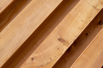 Holz - Lerchenholz - Holzbretter als Sichtschutz