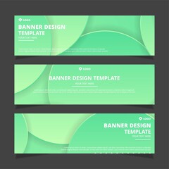Set of modern abstract vector banners design. Template ready for use in web or print design.