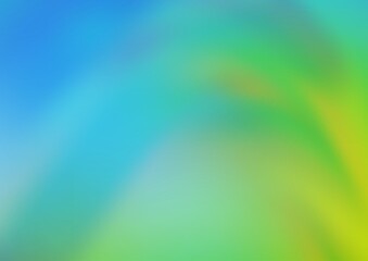 Light Blue, Green vector blurred and colored template.