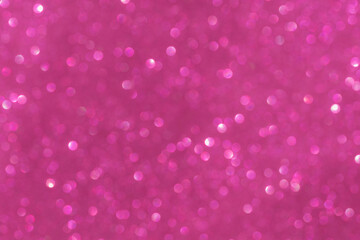Abstract shiny pink blurred background. Christmas and New Year holidays.