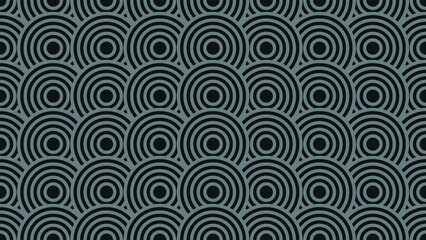 Naklejka premium seamless ornamental vector patterns black and grey abstract spheres