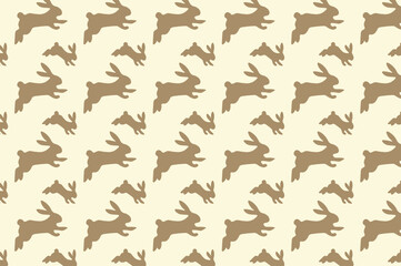 Digital paper rabbit. suitable for decoration and backdrop.
