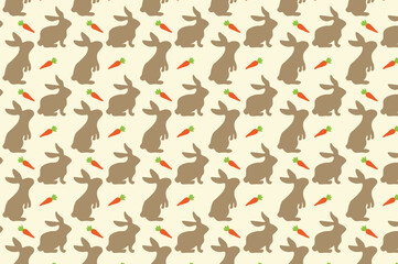 Digital paper rabbit. suitable for decoration and backdrop.