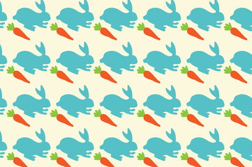 Digital paper rabbit. suitable for decoration and backdrop.