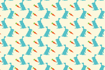 Fototapeta na wymiar Digital paper rabbit. suitable for decoration and backdrop.