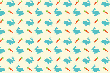 Digital paper rabbit. suitable for decoration and backdrop.