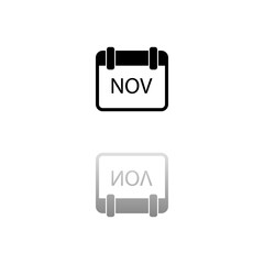 Calendar icon flat