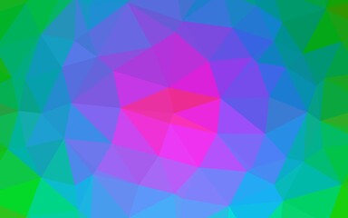 Obraz premium Light Multicolor, Rainbow vector abstract mosaic pattern.