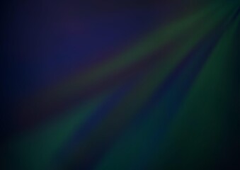 Dark BLUE vector blurred bright pattern.