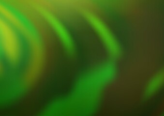 Light Green vector glossy abstract template.