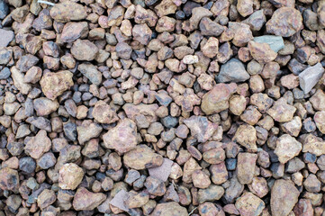 Image of texture of small rocks on the floor.